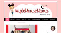 Desktop Screenshot of maplemousemama.com